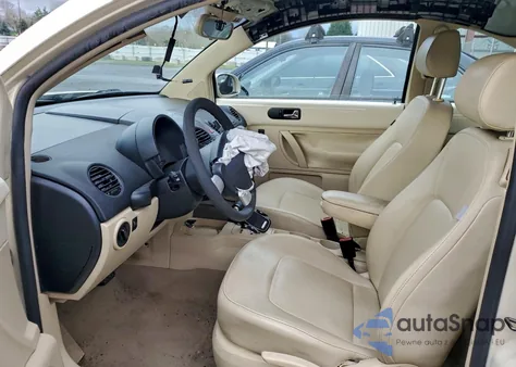 2007 Volkswagen New Beetle 2.5L z USA, uszkodzony, nr VIN 3VWEG31C17M518103